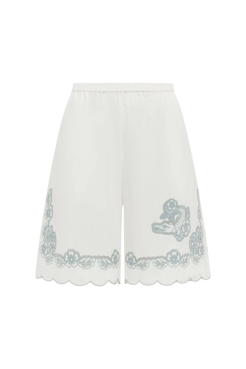 ALM Louie Embroidered Shirt Shorts