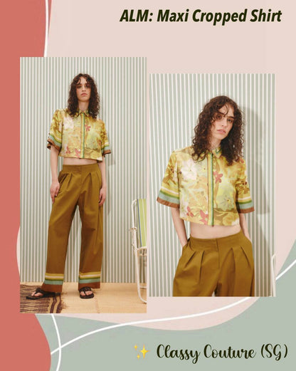 ALM Maxi Cropped Shirt