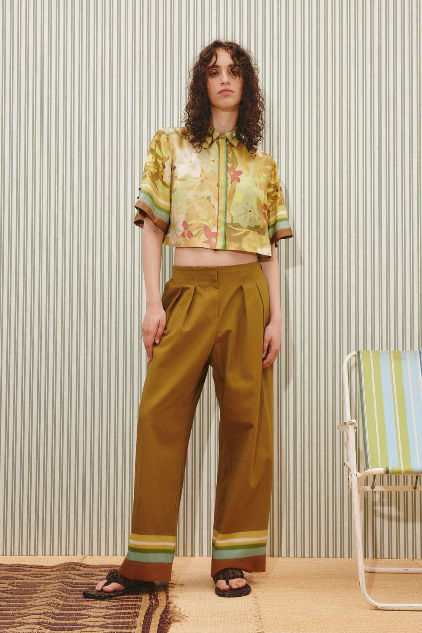 ALM Maxi Cropped Shirt