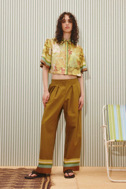 ALM Maxi Cropped Shirt