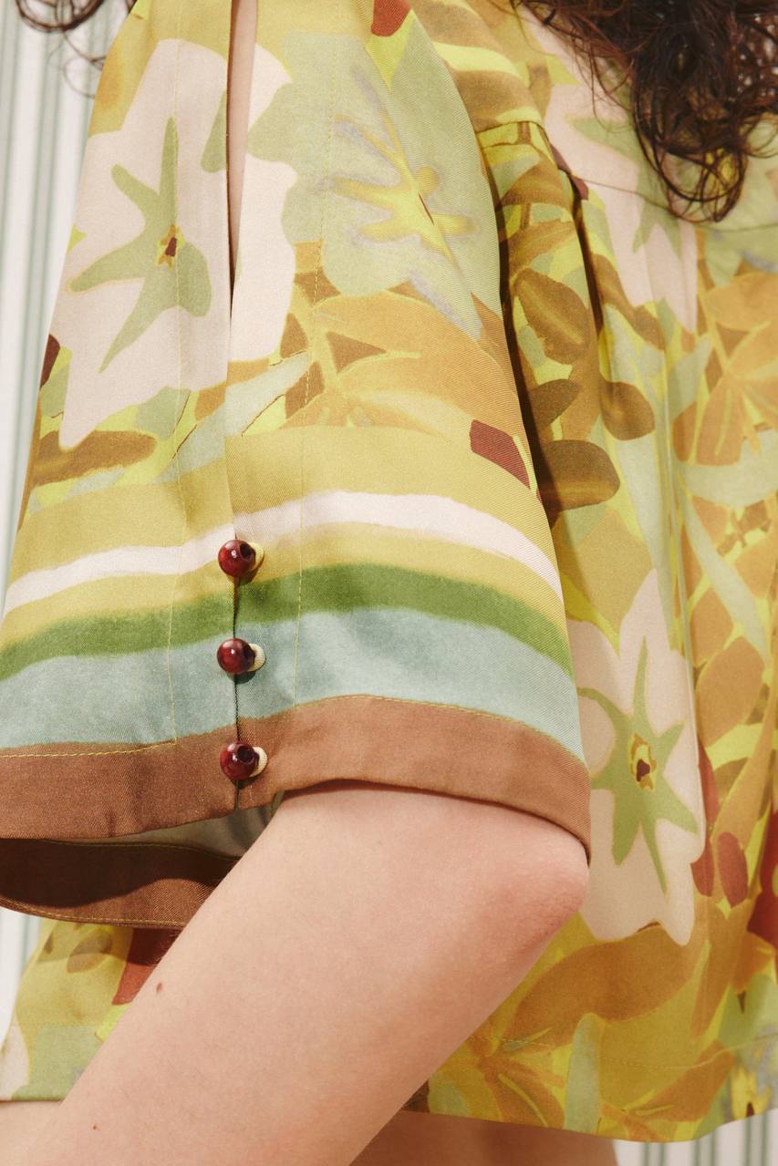 ALM Maxi Cropped Shirt