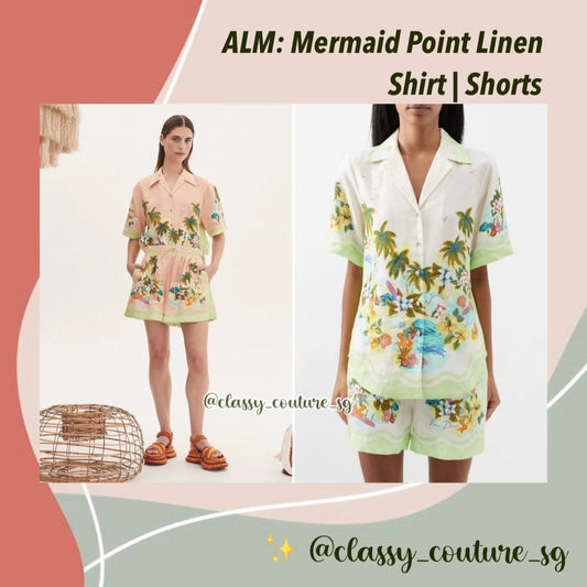 ALM Mermaid Point Linen Shirt | Shorts | Set