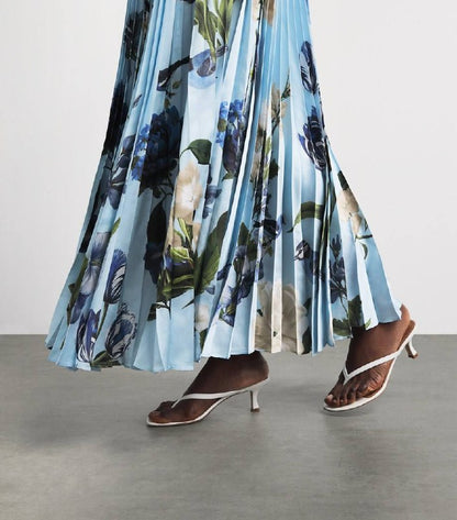 AO Pleated Carolyn Maxi Dress