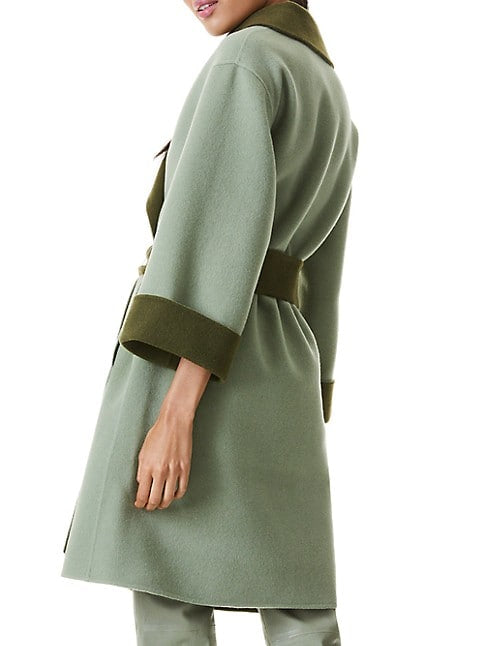 AO Tomiko Reversible Wrap Coat | Wool-cashmere