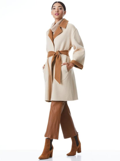 AO Tomiko Reversible Wrap Coat | Wool-cashmere