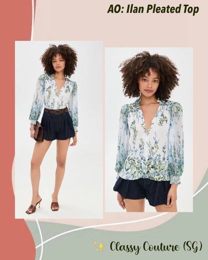 AO Ilan Pleated Top