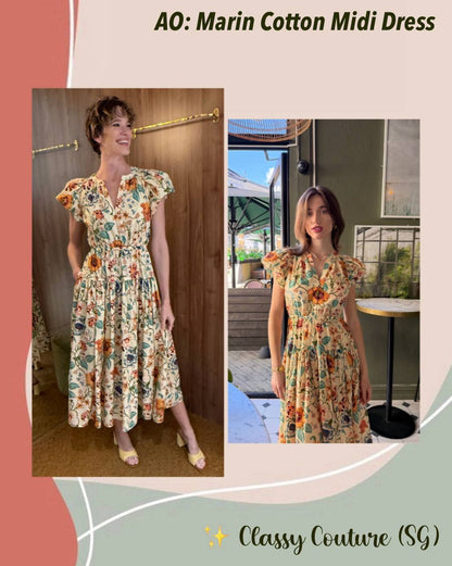 AO Marin Cotton Midi Dress