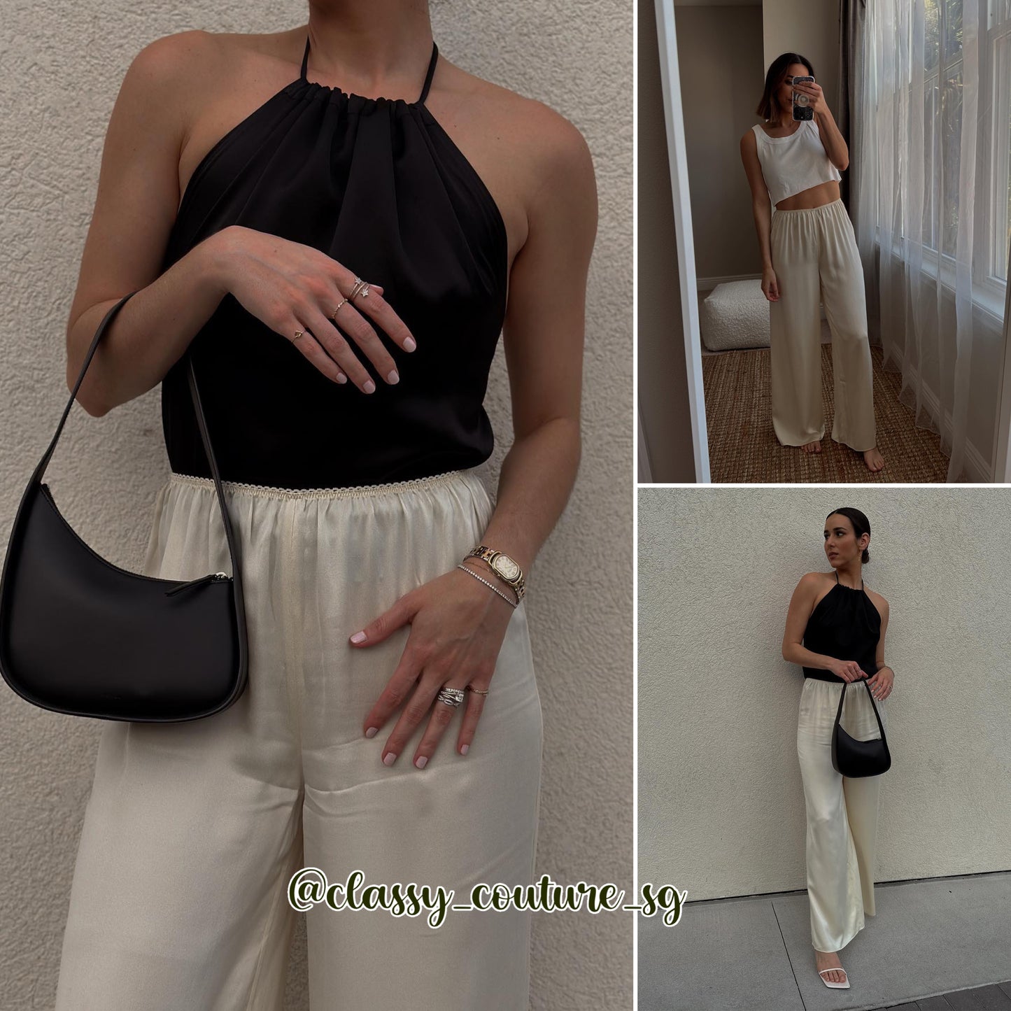 DN Laney Silk Cami Top | Lavon Silk Pant | Crema Set