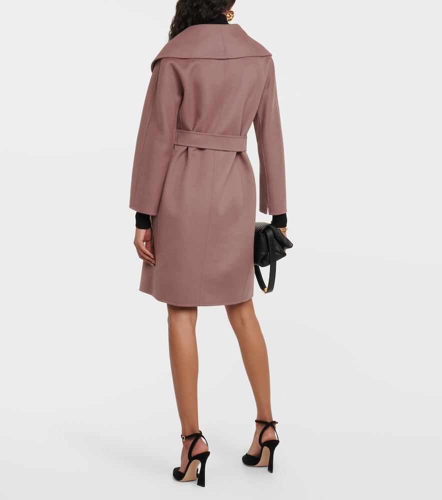 MM Messi Belted Wrap Coat | Virgin Wool