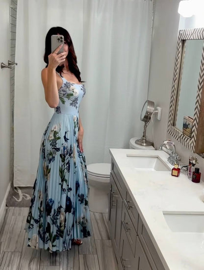 AO Pleated Carolyn Maxi Dress