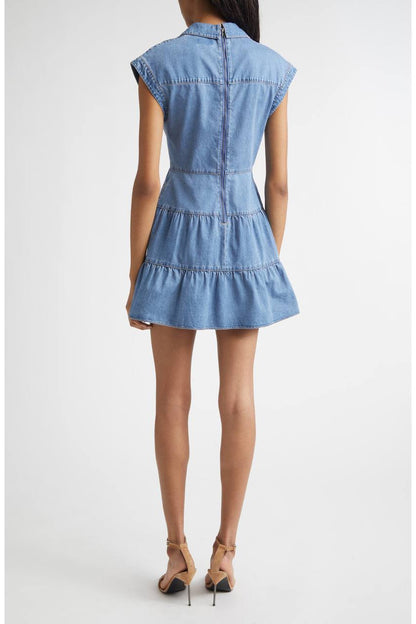 AO Mila Twist Denim Minidress