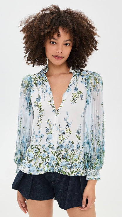 AO Ilan Pleated Top