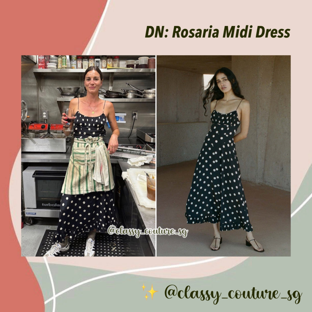 DN Rosaria Silk-Viscose Midi Dress