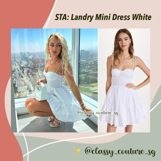 STA Landry Mini Dress White