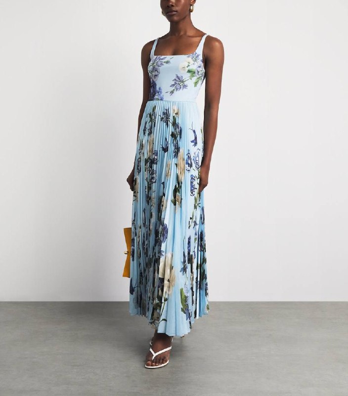AO Pleated Carolyn Maxi Dress