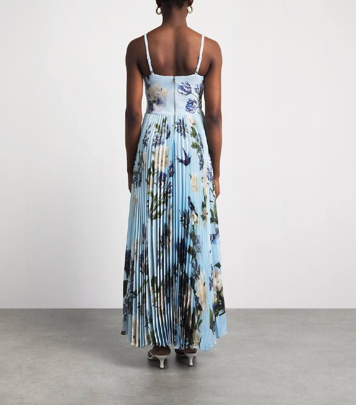 AO Pleated Carolyn Maxi Dress