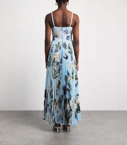 AO Pleated Carolyn Maxi Dress