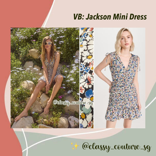 VB Jackson Floral Print Dress | Stretch Cotton mini