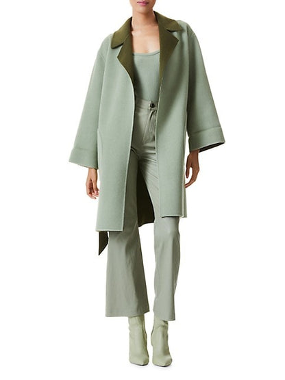 AO Tomiko Reversible Wrap Coat | Wool-cashmere