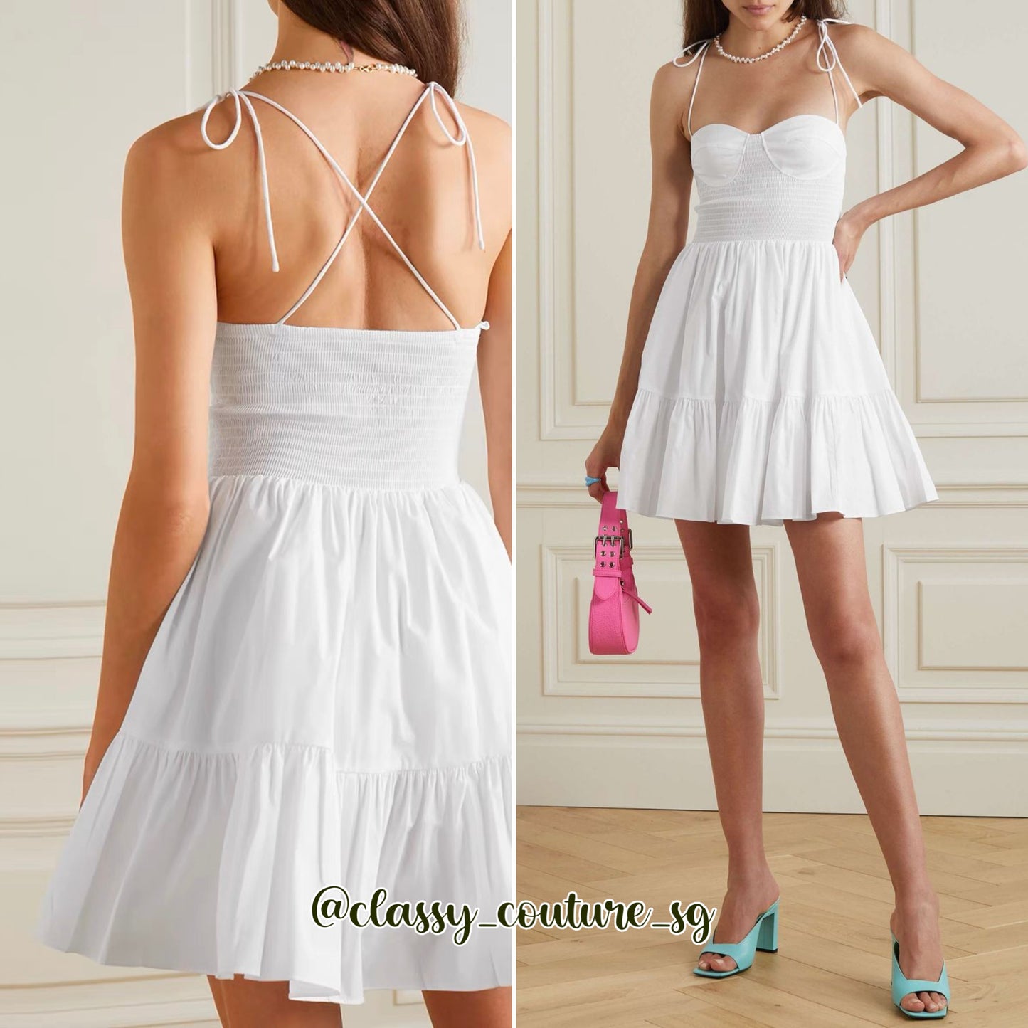 STA Landry Mini Dress White