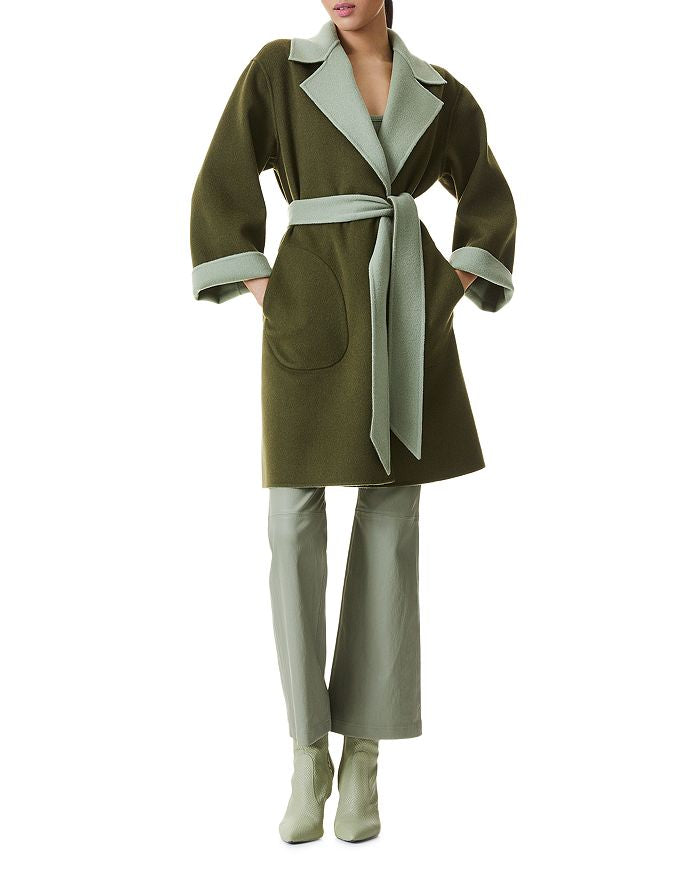 AO Tomiko Reversible Wrap Coat | Wool-cashmere