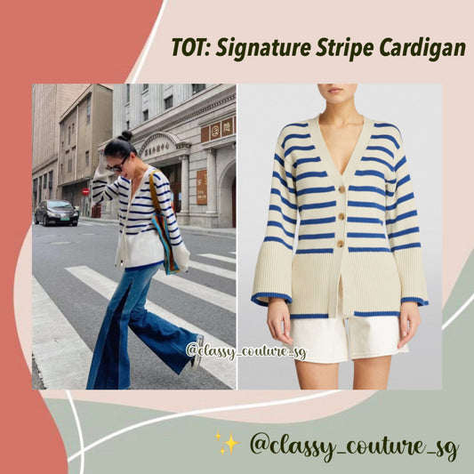 TOT Signature Cardigan | Wool Cotton Blend