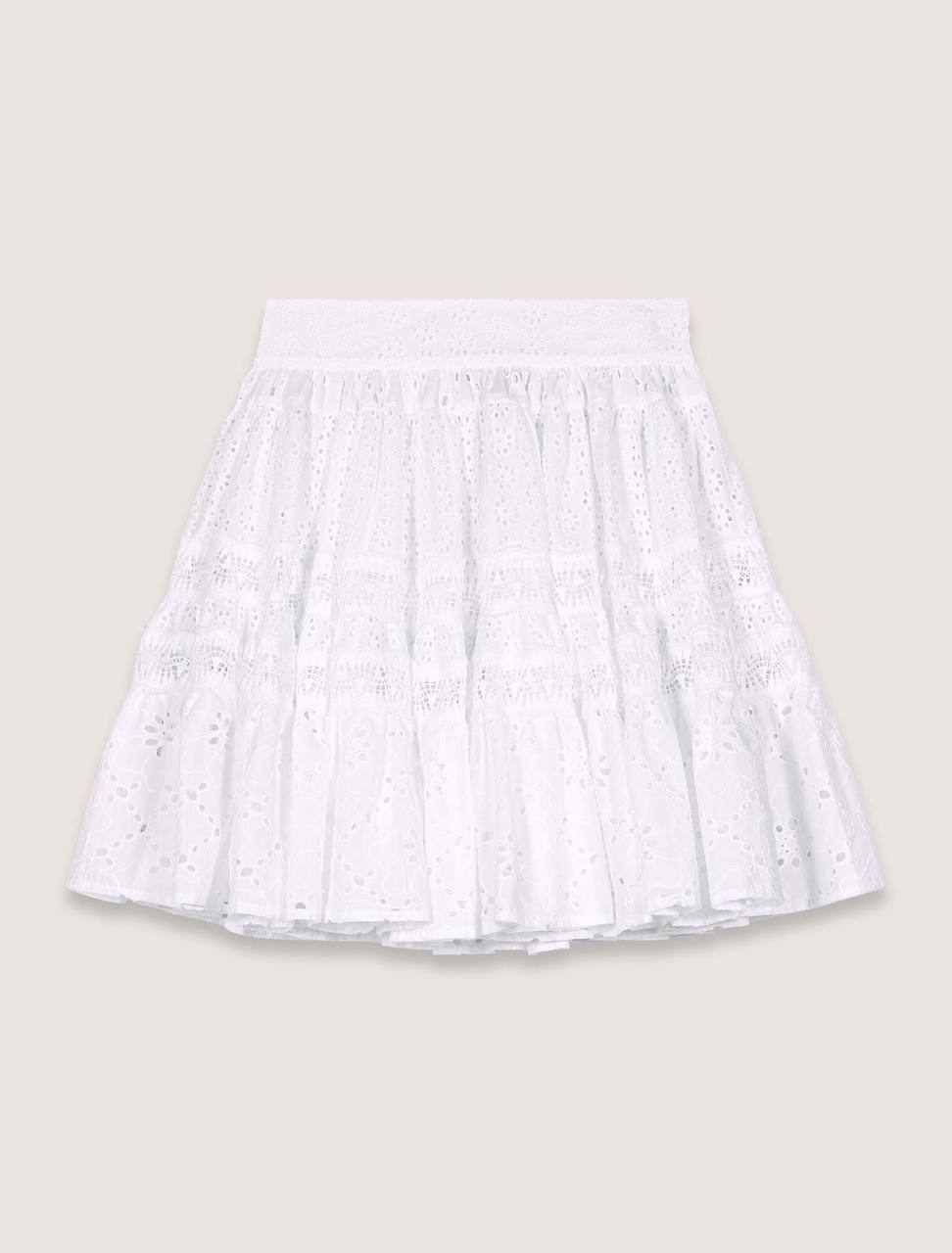 MJ Jibroda Short Embroidered Skirt