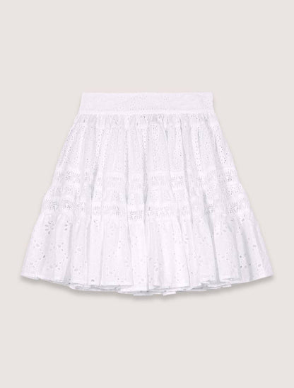 MJ Jibroda Short Embroidered Skirt