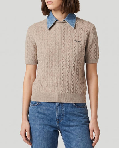 MM Wool and Cashmere Knit Sweater