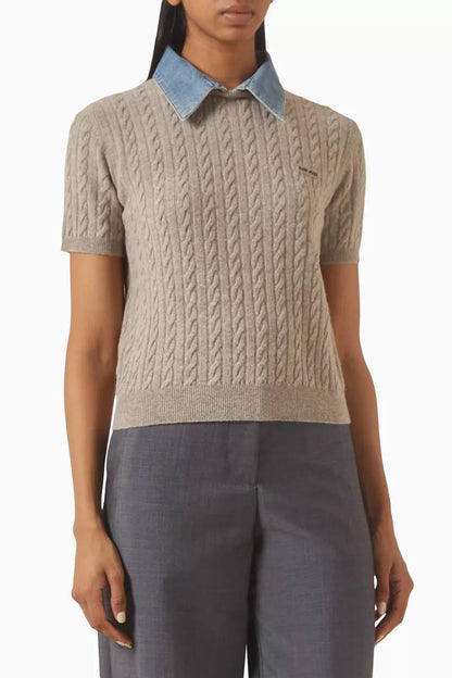 MM Wool and Cashmere Knit Sweater