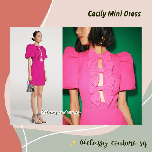 RV Cecily Mini Dress Hot Pink