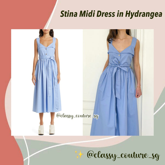 SG Stina Midi Dress - Hydrangea