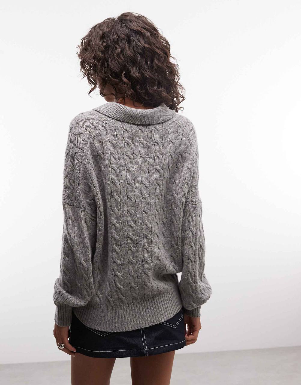 Cable Wool-Cashmere Polo-Collar Jumper - Image 17