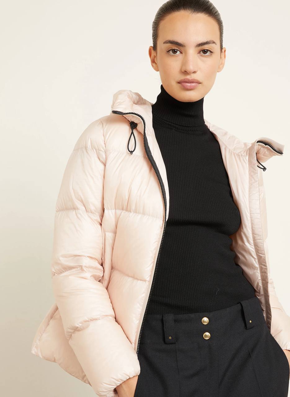 Serittes Hooded Short Down Jacket - Image 16