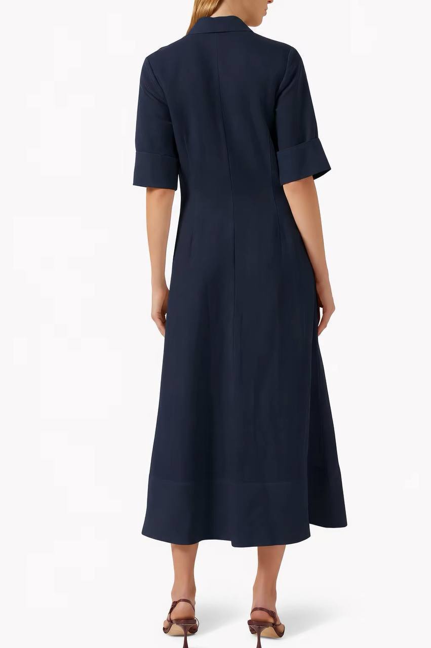 SK Claudine Midi Shirtdress