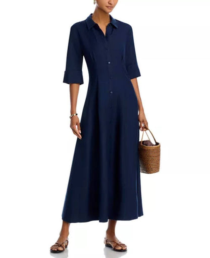 SK Claudine Midi Shirtdress