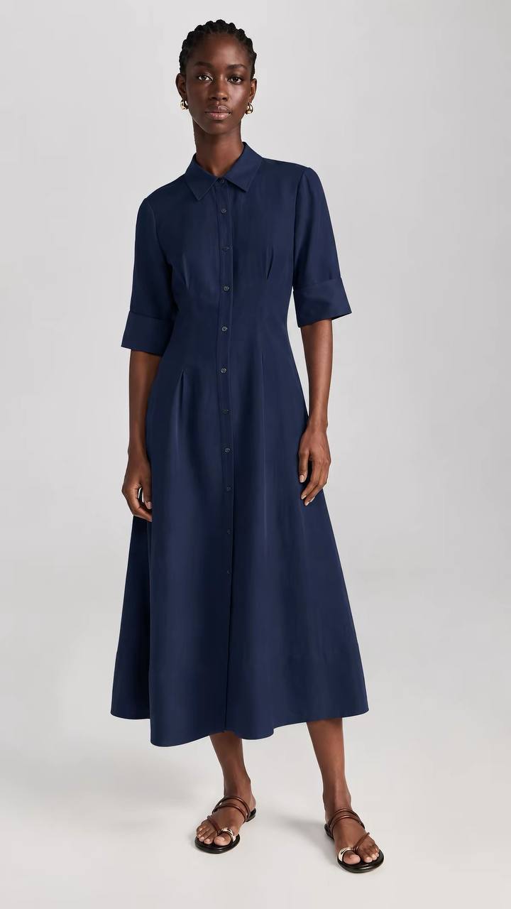 SK Claudine Midi Shirtdress