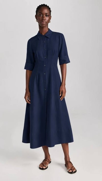 SK Claudine Midi Shirtdress