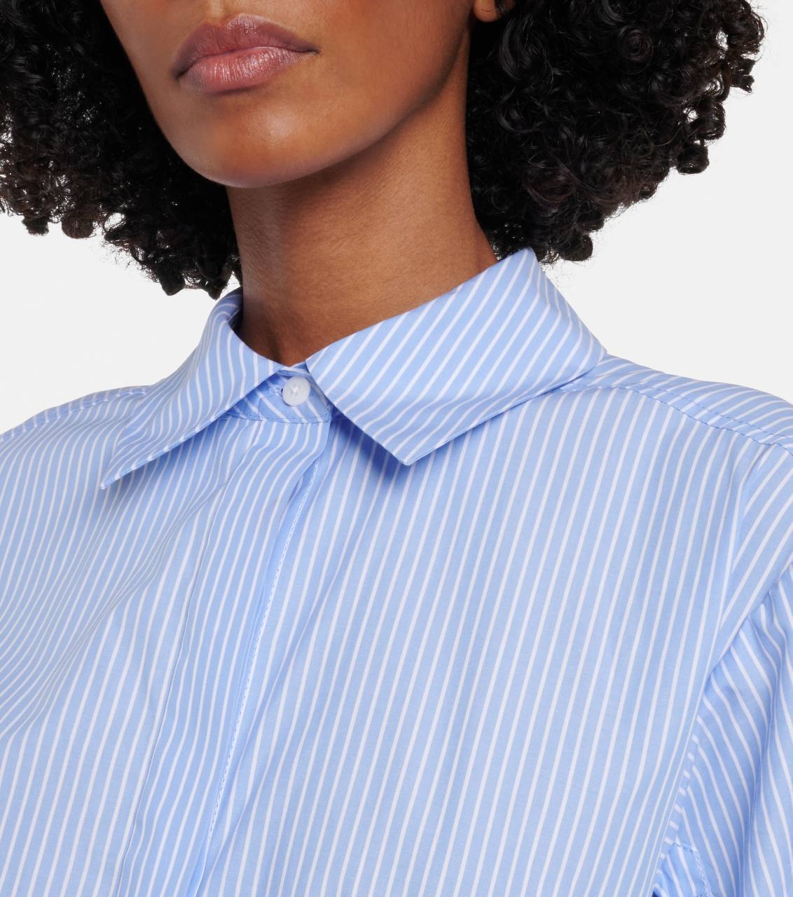 SK Truman Striped Cotton Shirtdress