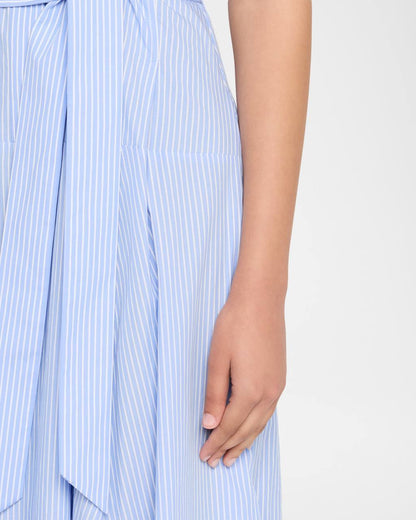 SK Truman Striped Cotton Shirtdress