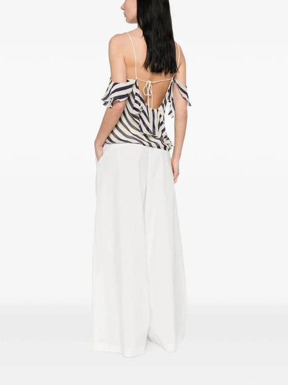 SP Stripe Georgette Top