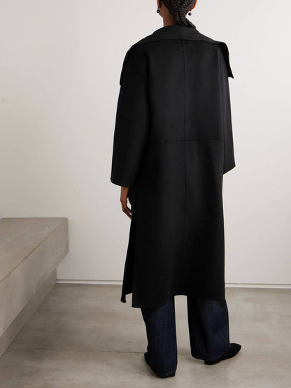TOT Two-Tone Signature Wool Cashmere Coat