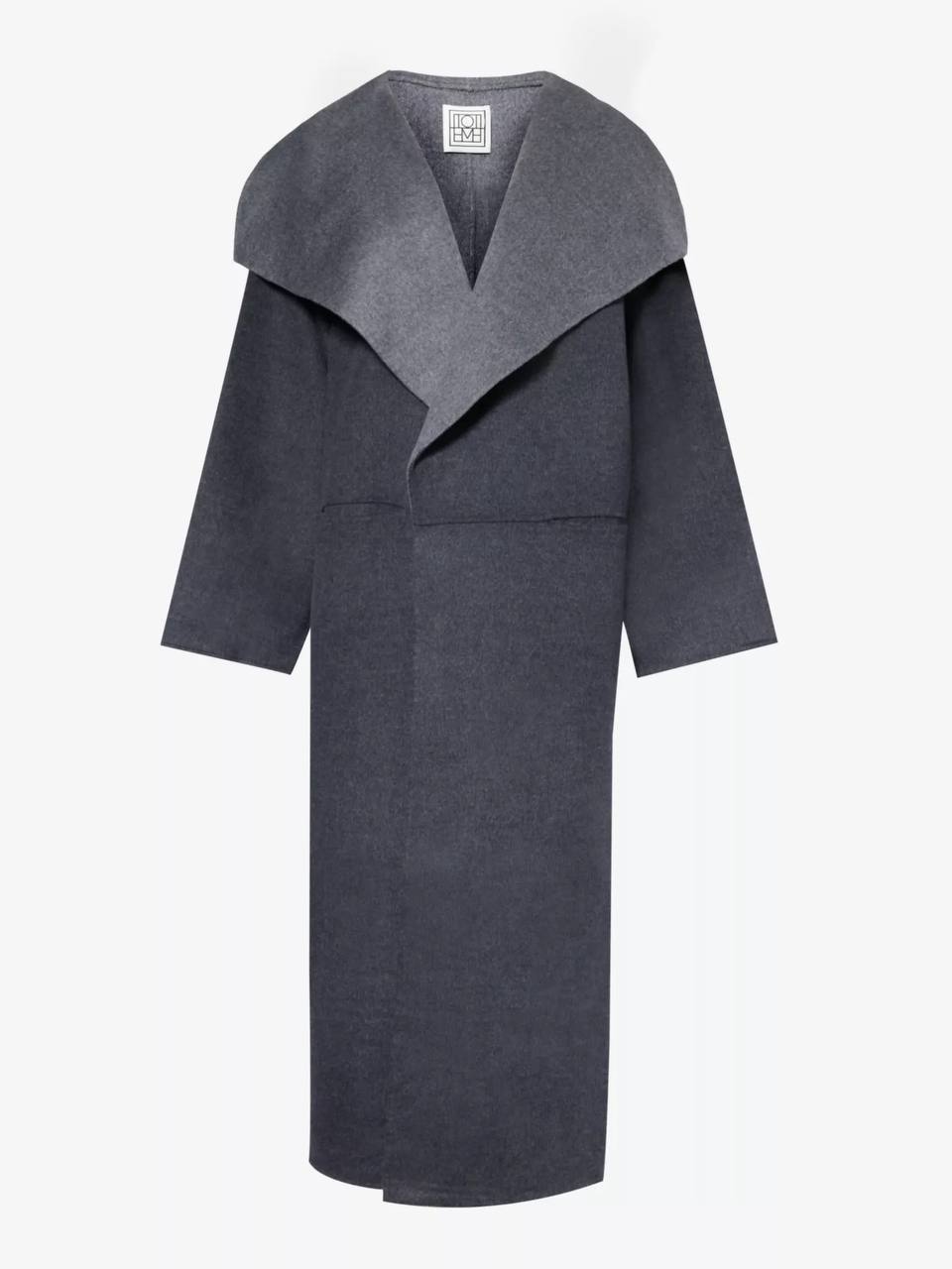 TOT Two-Tone Signature Wool Cashmere Coat