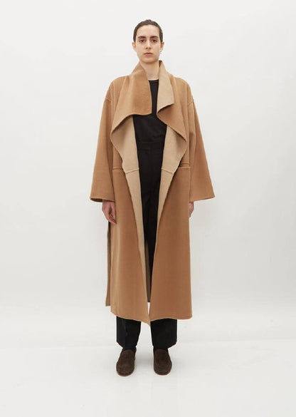 TOT Two-Tone Signature Wool Cashmere Coat