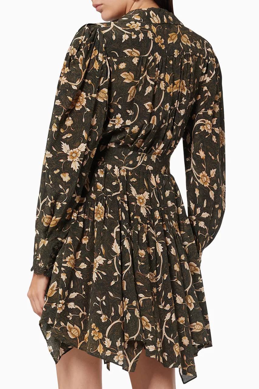 UJ Emmeline Dress in Floral Crepe de Chine
