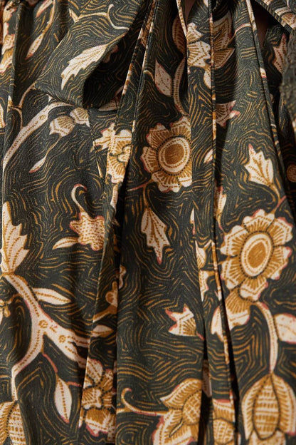 UJ Emmeline Dress in Floral Crepe de Chine