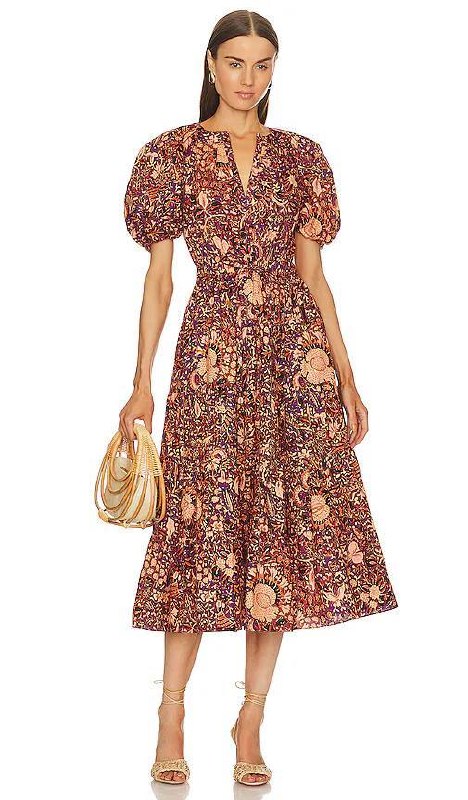 UJ Olina Dress in Blackcurrant