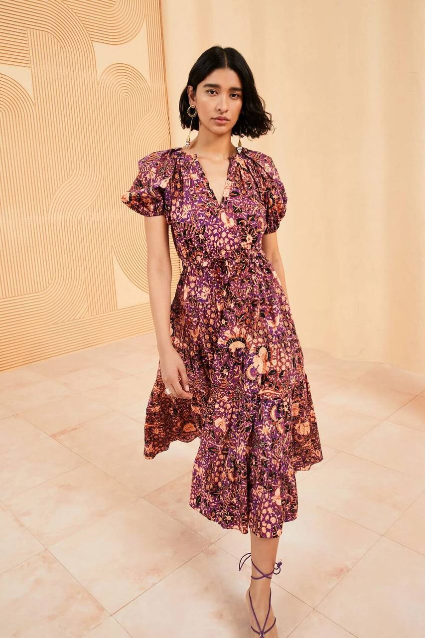 UJ Olina Dress in Blackcurrant
