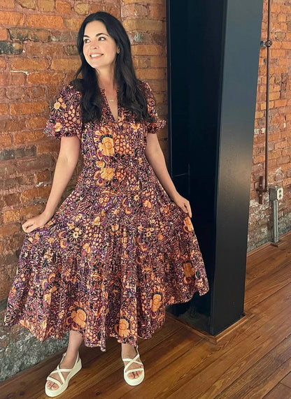 UJ Olina Dress in Blackcurrant