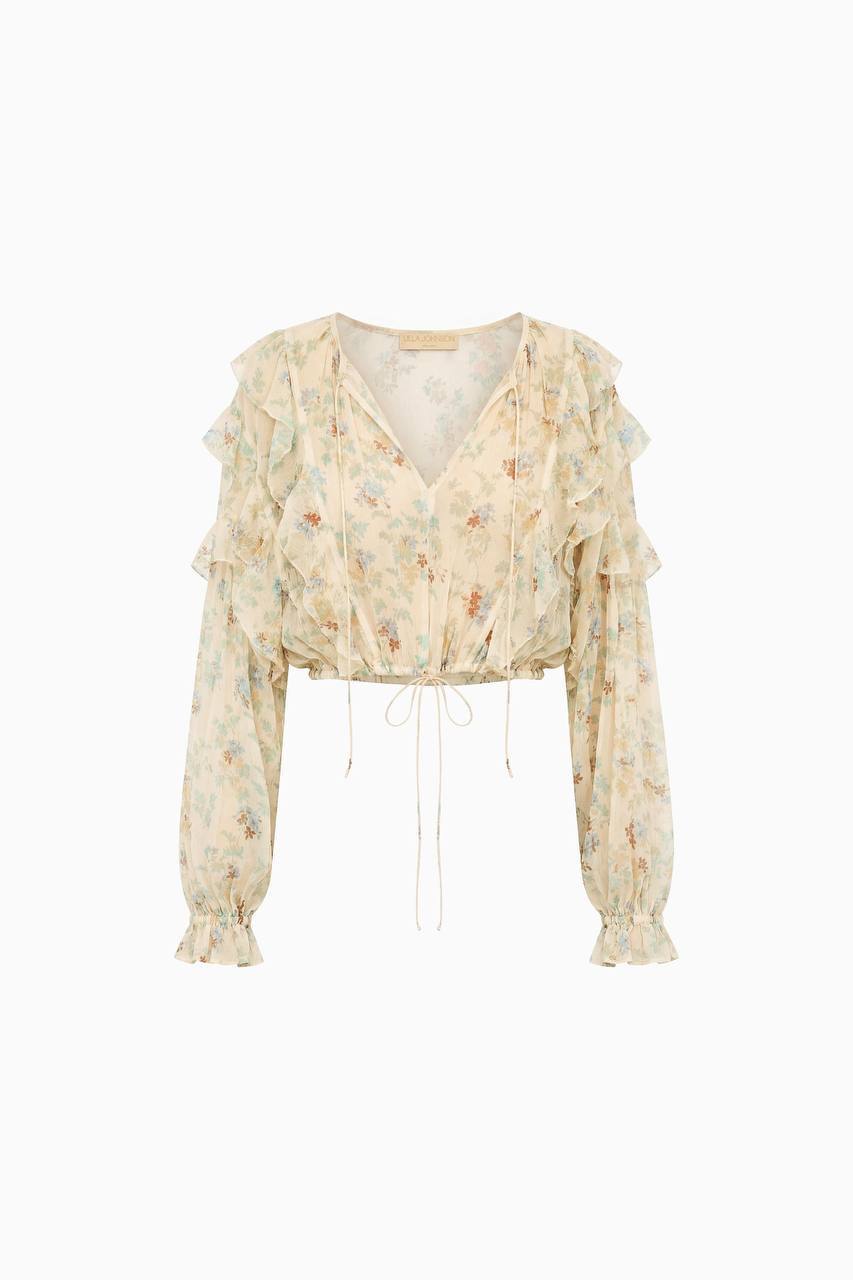 UJ Delfina Silk Long Sleeve Blouse + Solenne Silk Short Sleeve Top